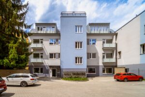 Prodej bytu v Rezidenci Moskevská, Karlovy Vary, centrum, 2+KK, novostavba