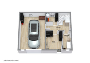 Půdorys rodinného domu k prodeji na adrese Teplička 62.