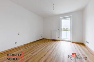 Obývací pokoj - Pronájem bytu 2+KK v rezidenci Růžák v Karlových Varech